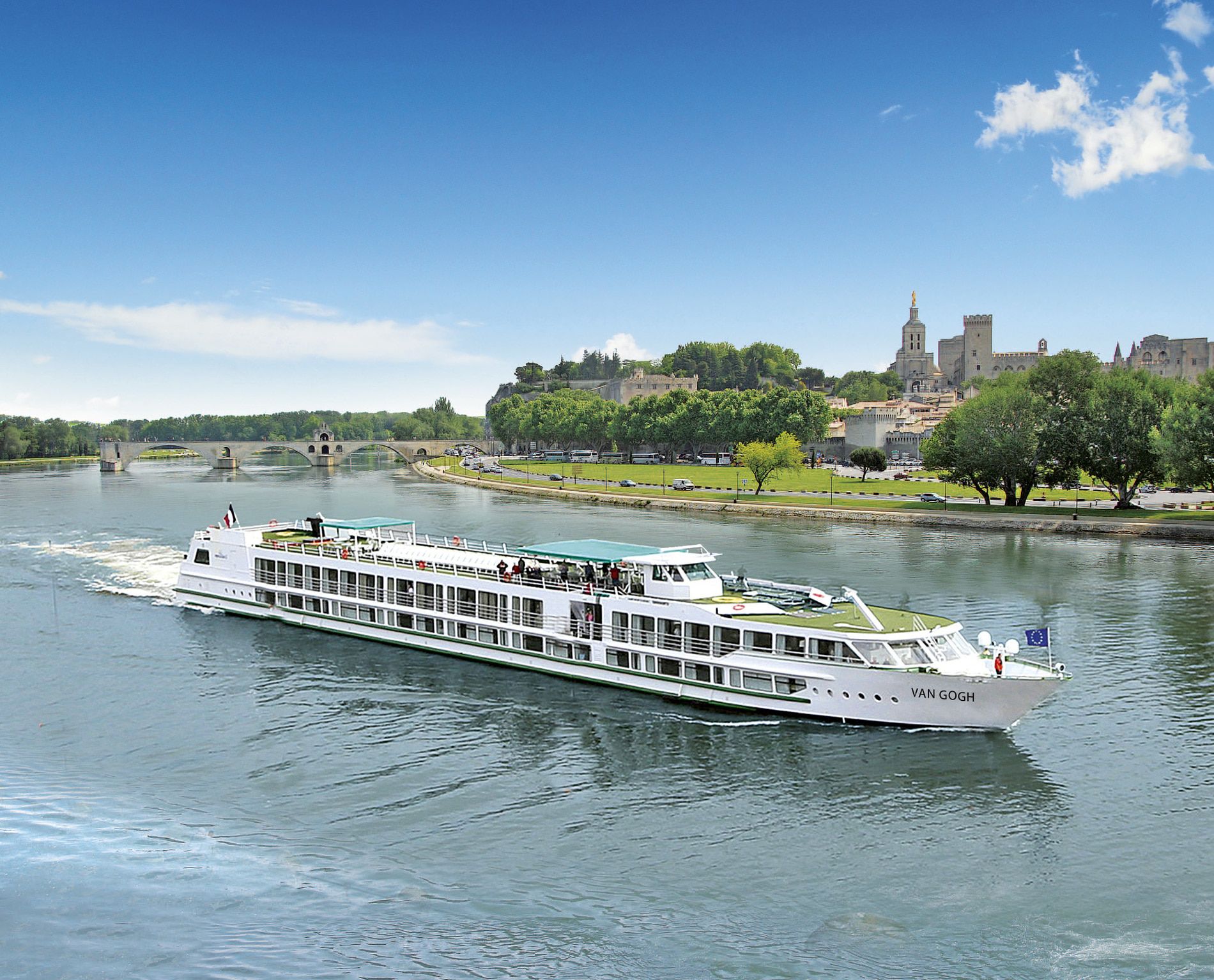 A photo of the MS Van Gogh cruise ship